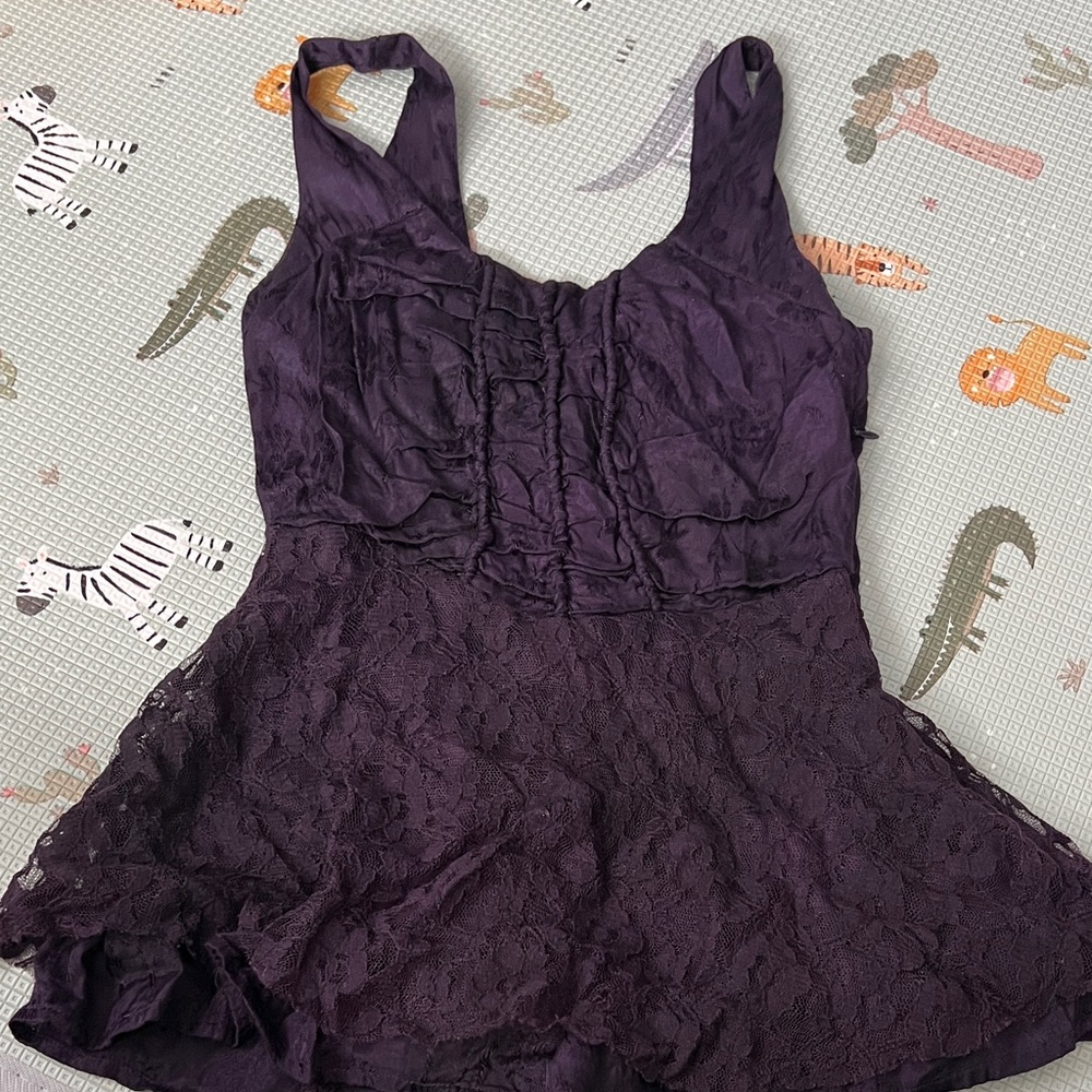 Free People Lace Sleeveless Top